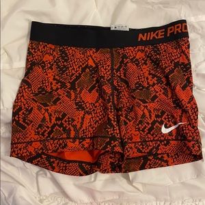 nike pro spandex shorts